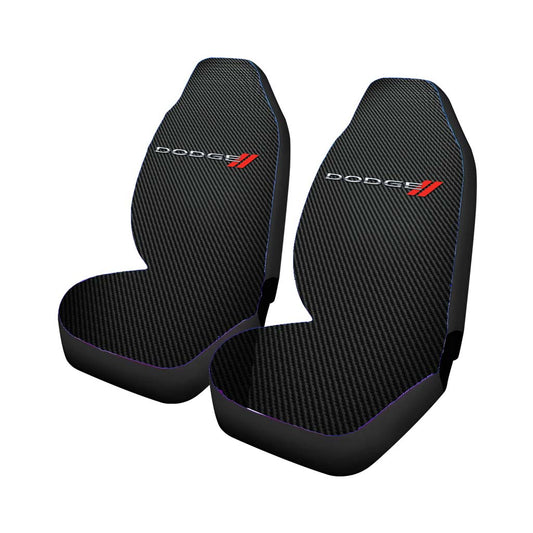 Dodge Carbon Fiber Logo Universal Fit Car Seat Covers