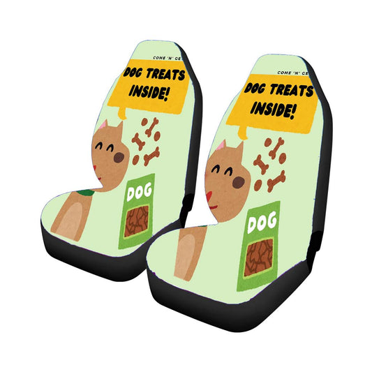 Dog Treats Inside Universal Fit Car Seat Covers