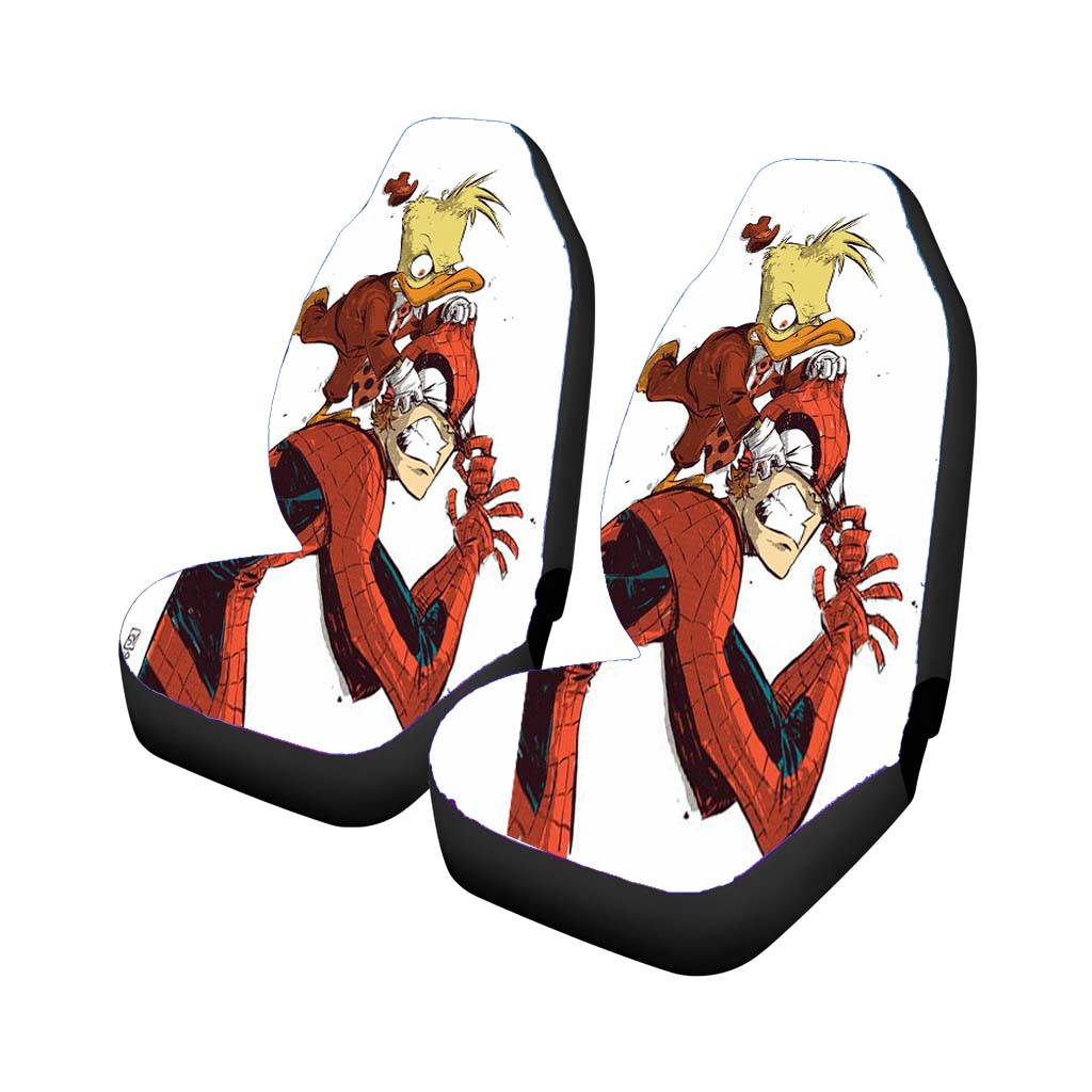 Donald Duck Vs Spiderman car Seat Covers