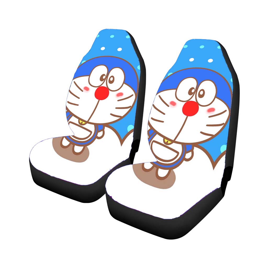 Doraemon Dot Pattern car Seat Covers