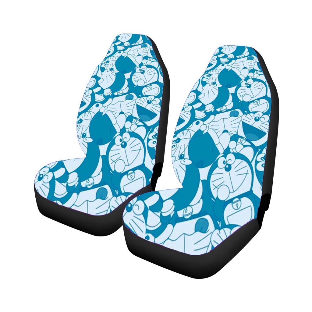 Doraemon Full Blue Pattern car Seat Covers