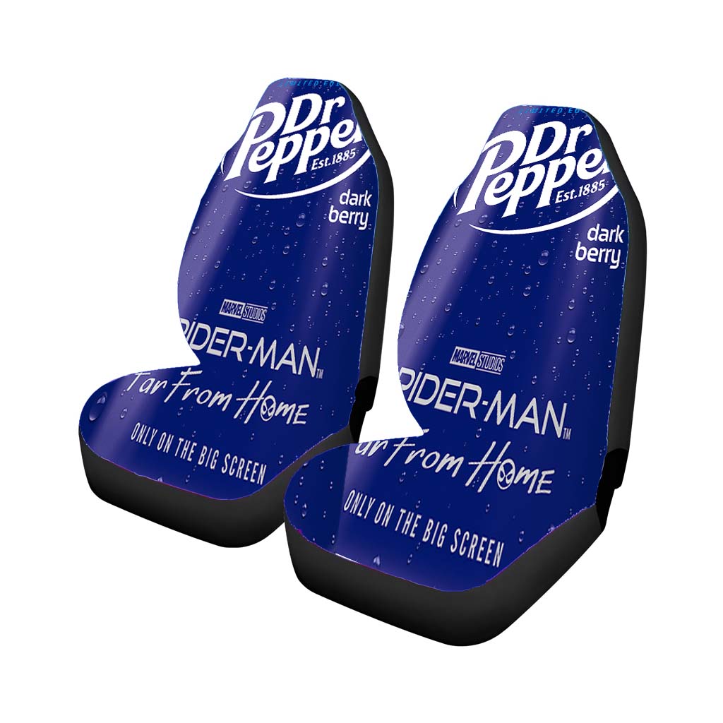 Dr Pepper Dark Berry X Spiderman Far From Home car Seat Covers