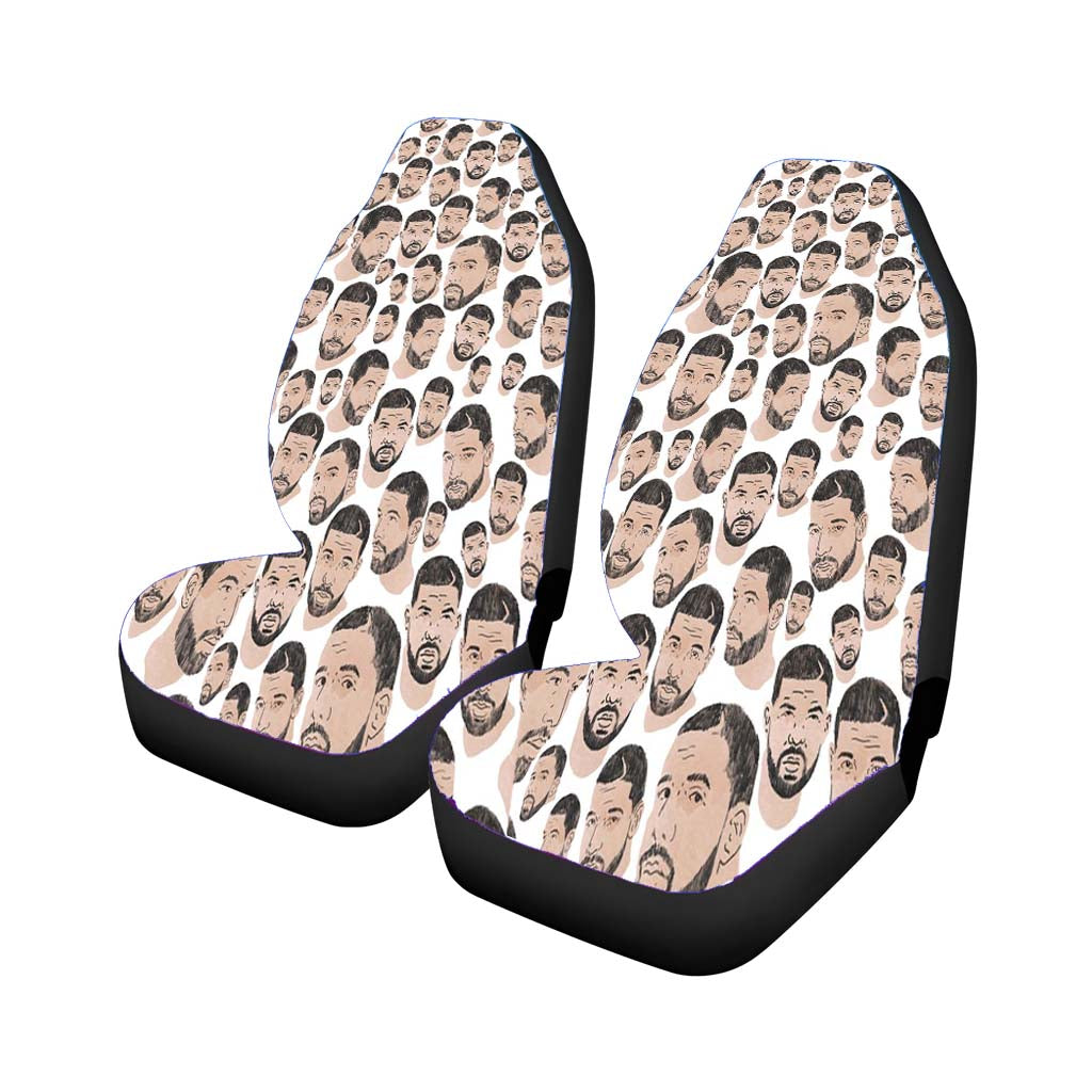 Drake Face Pattern car Seat Covers