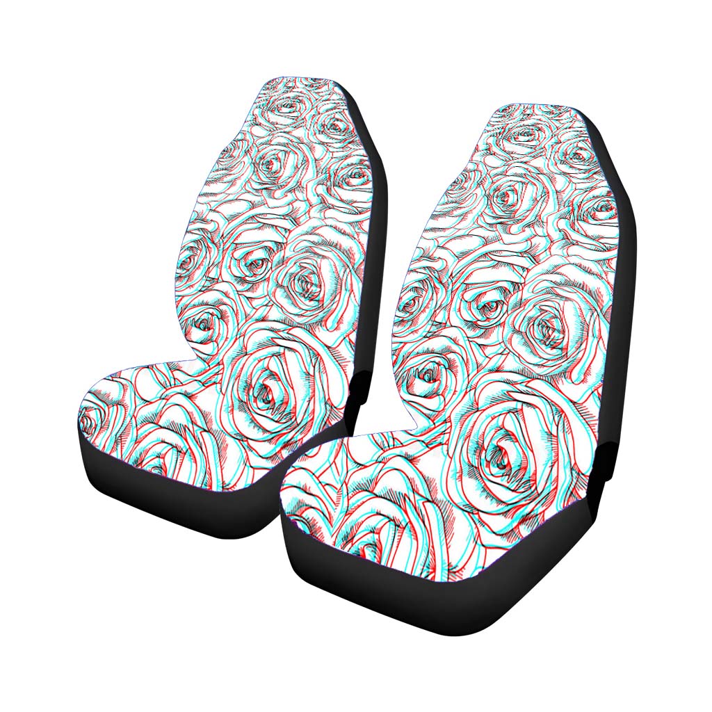 Drawing Roses Pattern car Seat Covers