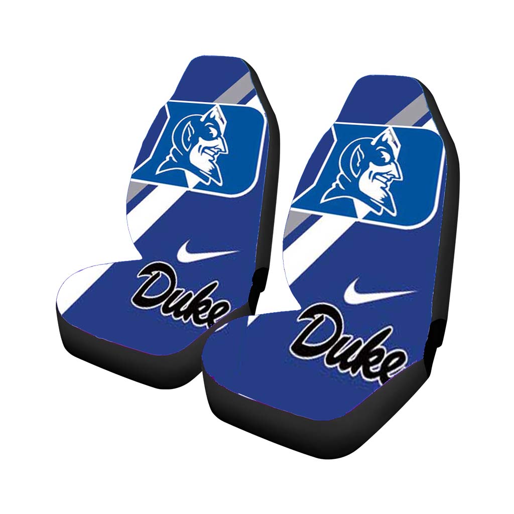 Duke Blue Devils Logo Stripes Nike car Seat Covers