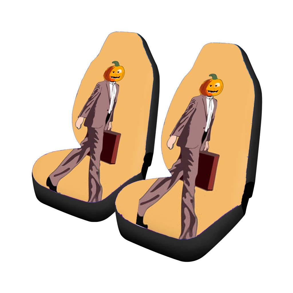 Dwight Pumpkin Head car Seat Covers