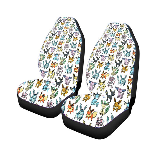 Eevee Pattern Universal Fit Car Seat Covers