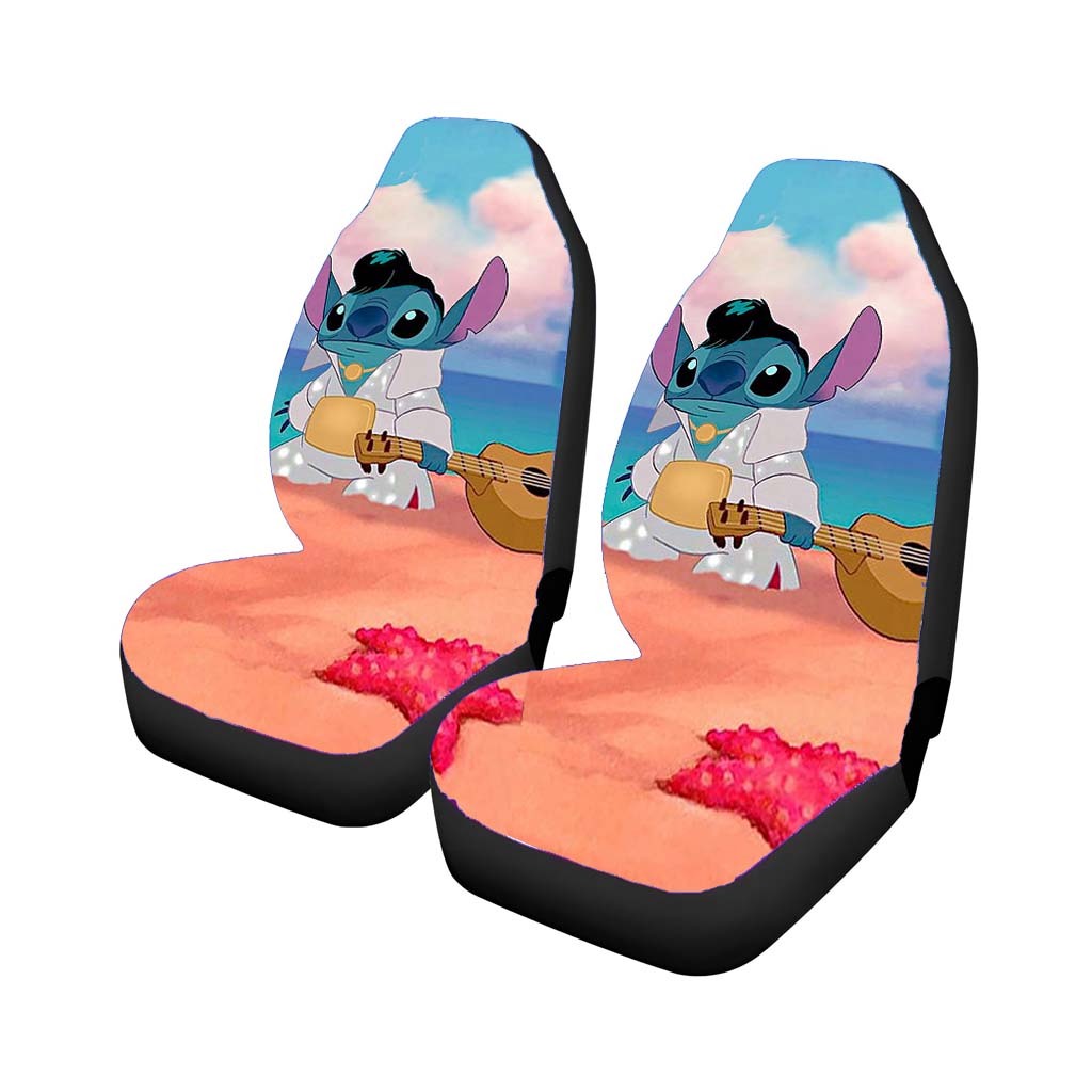 Elvis Stitch Disney car Seat Covers