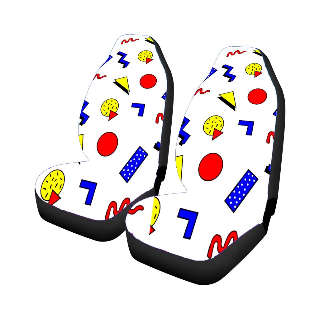 Emma Chamberlain Monogram Pattern car Seat Covers