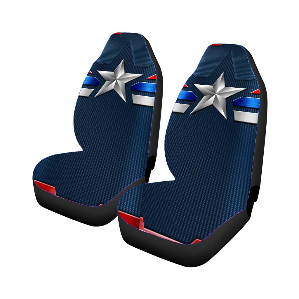 Estrella Captain America Wallpaper car Seat Covers