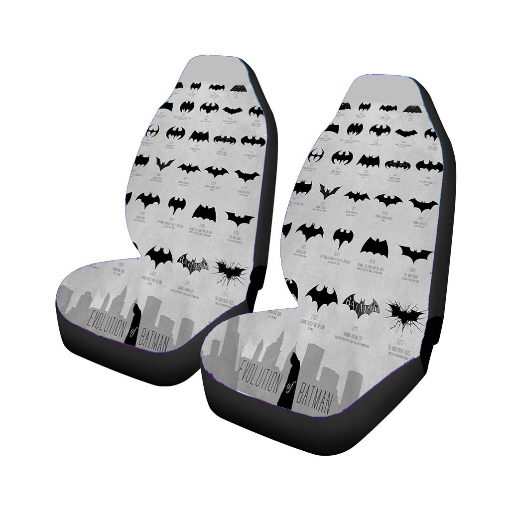 Evolution Of Batman Logo car Seat Covers