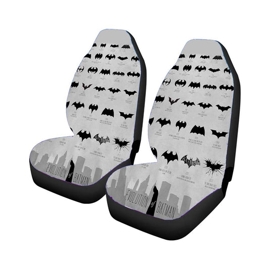 Evolution Of Batman Logo Car Seat Covers
