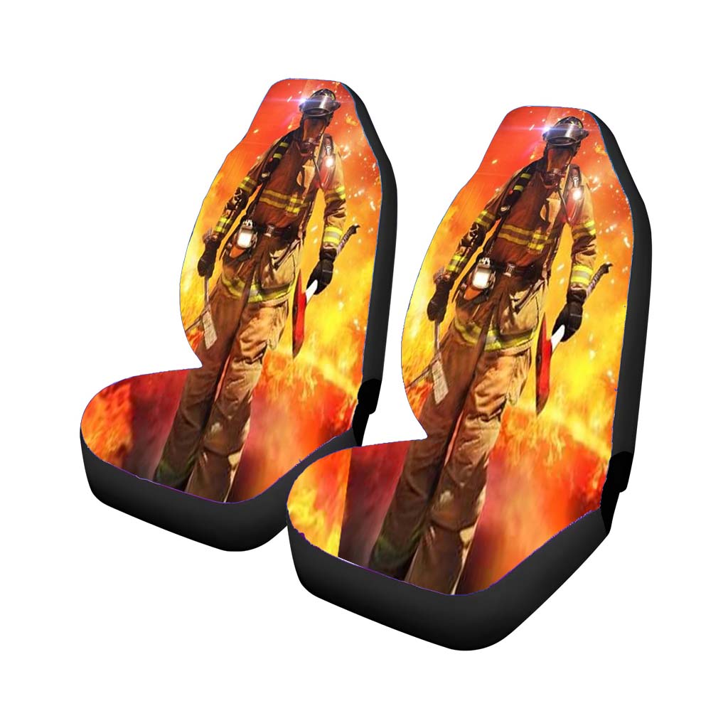 Firefighter Fireman car Seat Covers