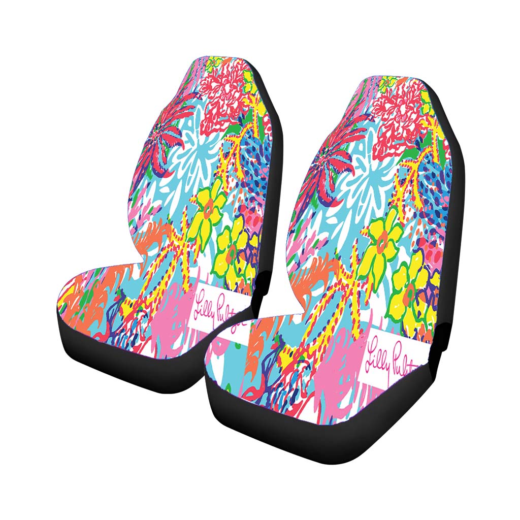 Fishing For Compliments Lilly Pulitzer car Seat Covers
