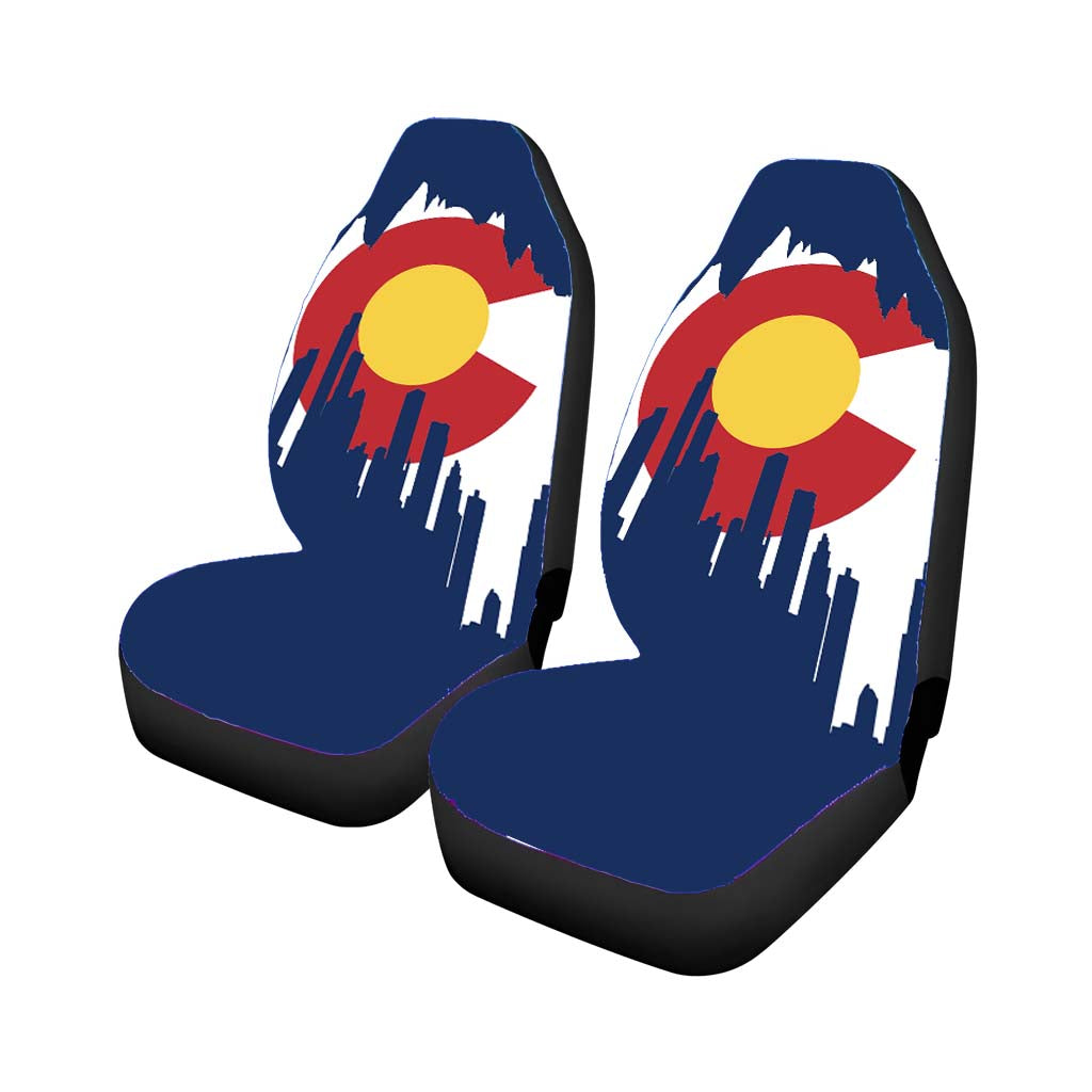 Flag Of Colorado car Seat Covers