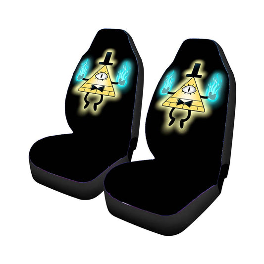 Flame Bill Cipher Gravity Falls Car Seat Covers