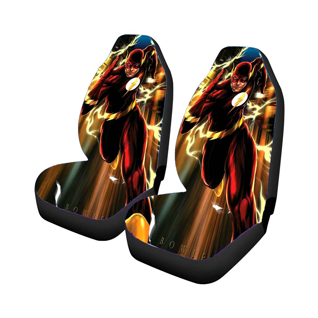 Flash Superhero Artwork car Seat Covers