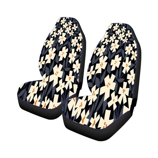 Flat Floral Pattern Universal Fit Car Seat Covers