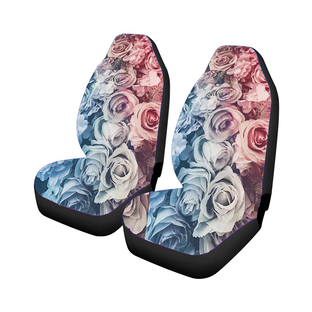 Floral Vintage Photo car Seat Covers