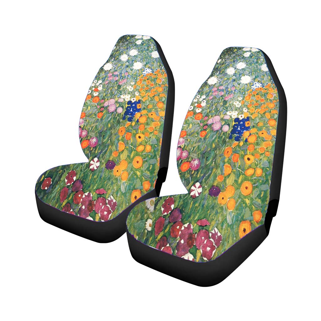 Flower Garden Gustav Klimt Art car Seat Covers