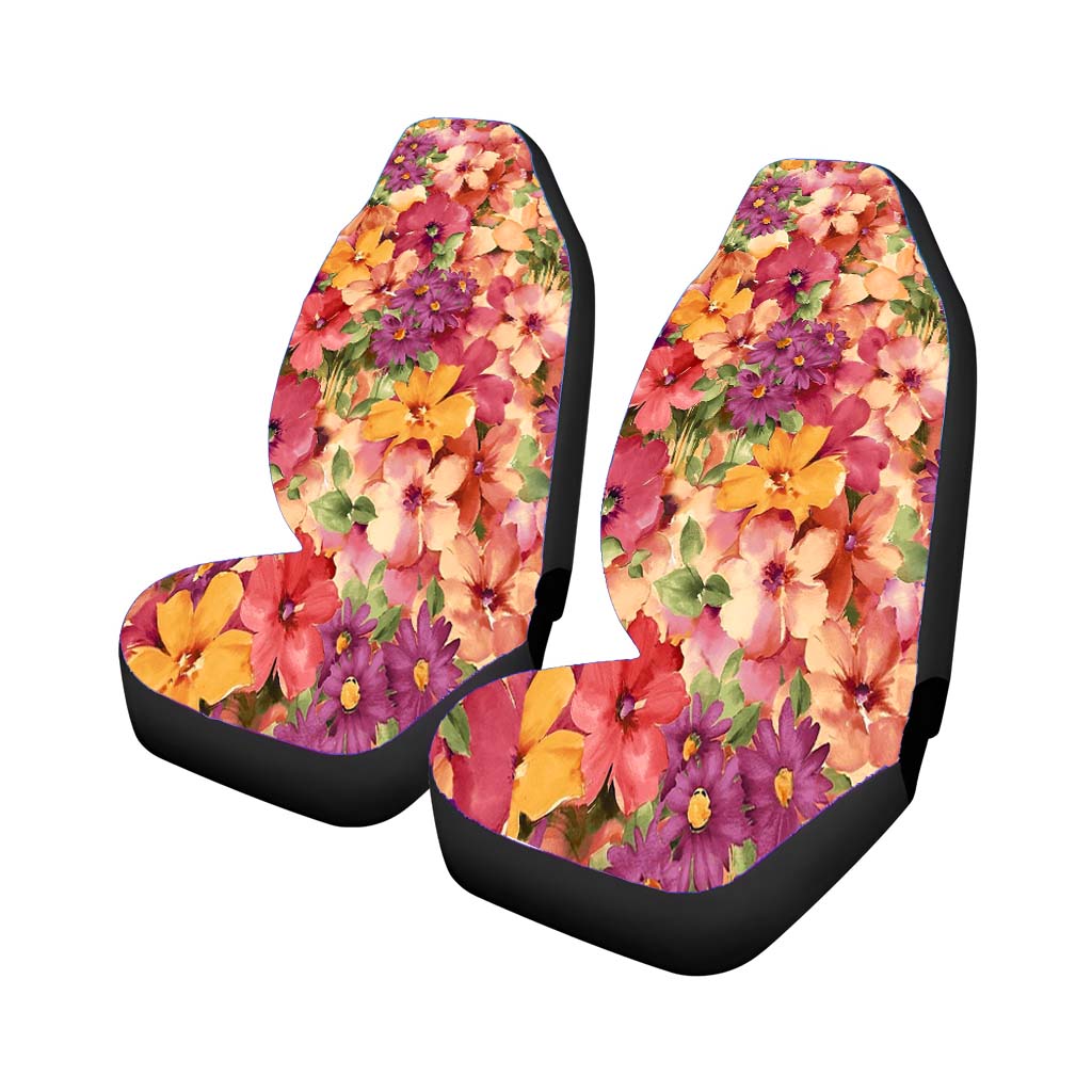 Flower Multicolor car Seat Covers