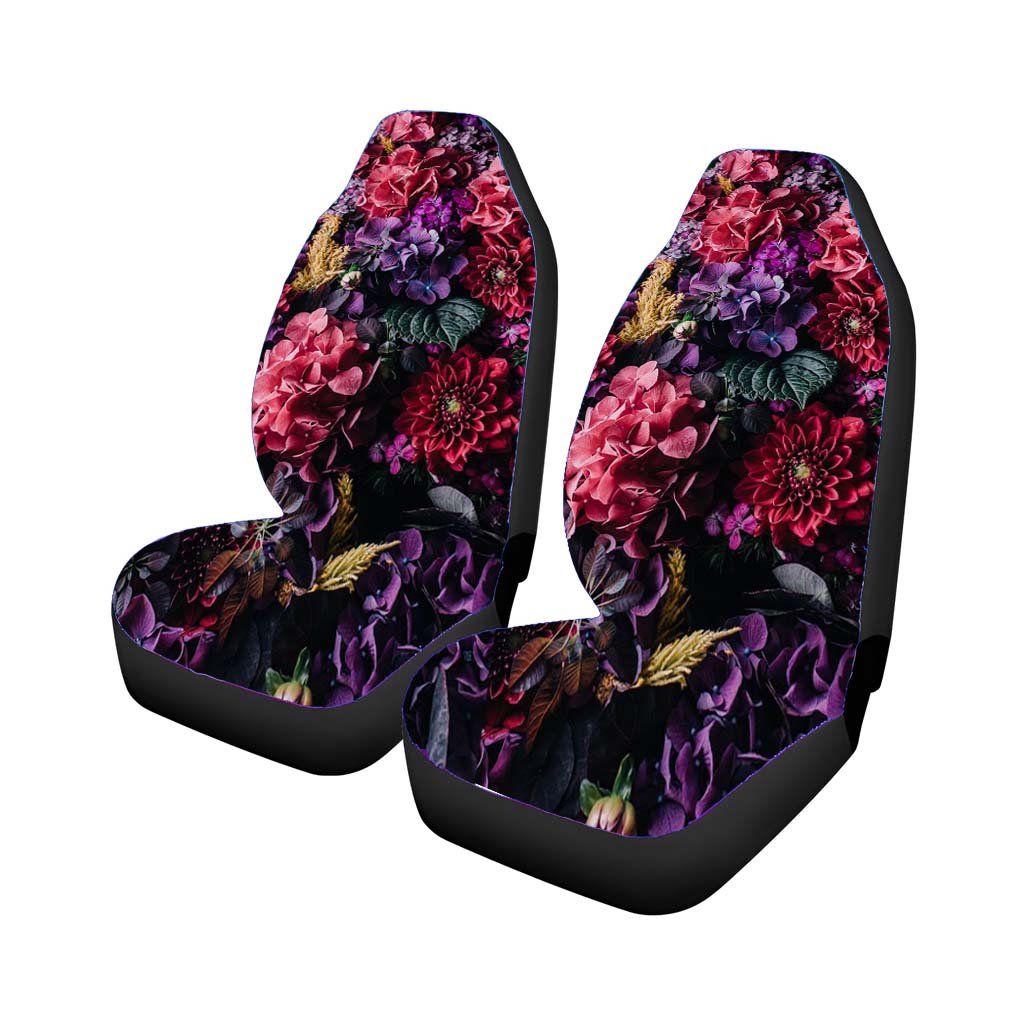 Flower Purple Pink car Seat Covers