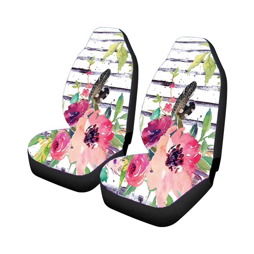 Flower Water Color car Seat Covers