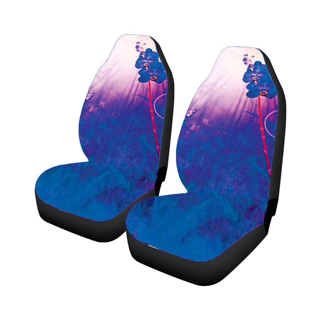 Flowers Glow car Seat Covers
