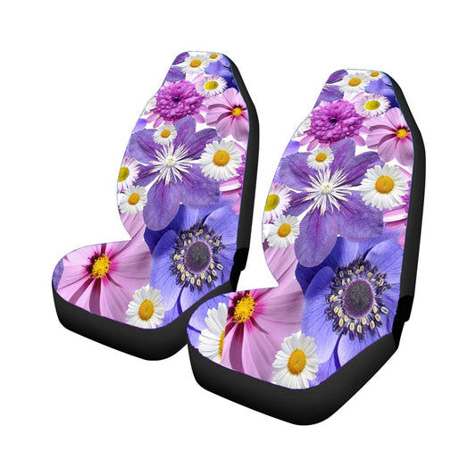 Flowers Pattern Universal Fit Car Seat Covers