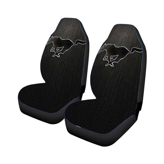 Ford Mustang Background Image Universal Fit Car Seat Covers