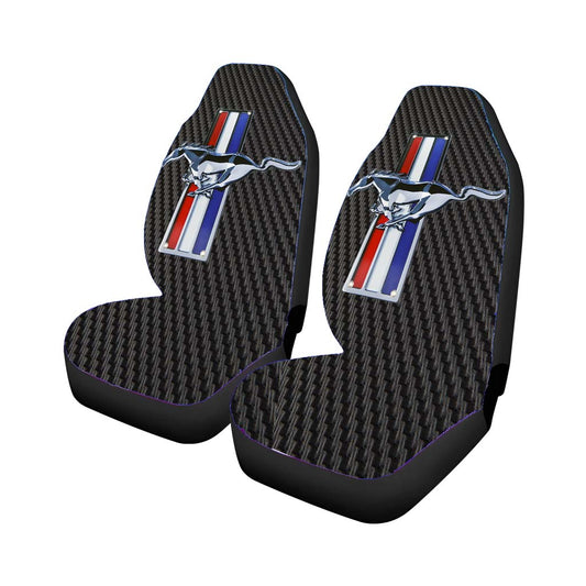 Ford Mustang Carbon Fiber Universal Fit Car Seat Covers