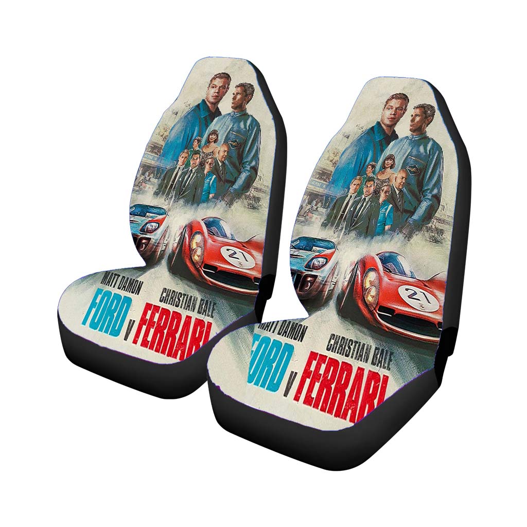 Ford Vs Ferrari Fanmade Poster car Seat Covers