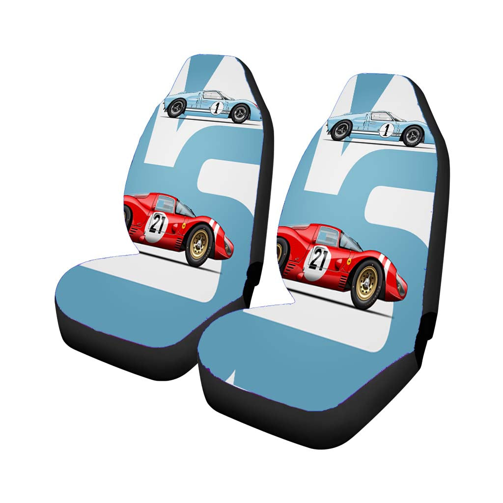 Ford Vs Ferrari Minimalist Car car Seat Covers