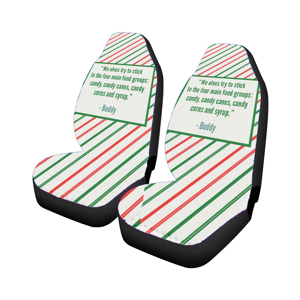 Four Main Food Groups car Seat Covers