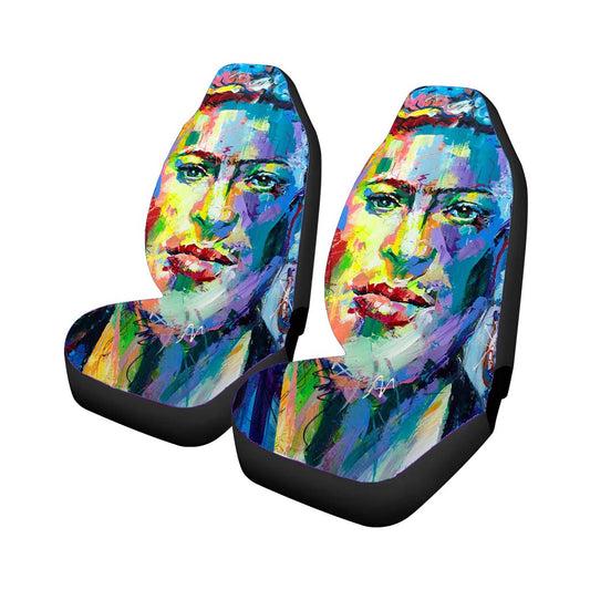 Frida Kahlo Abstract Painting Color Car Seat Covers