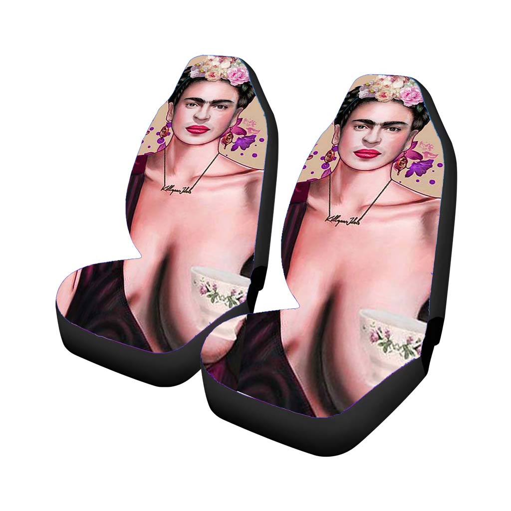 Frida Kahlo Art Face car Seat Covers