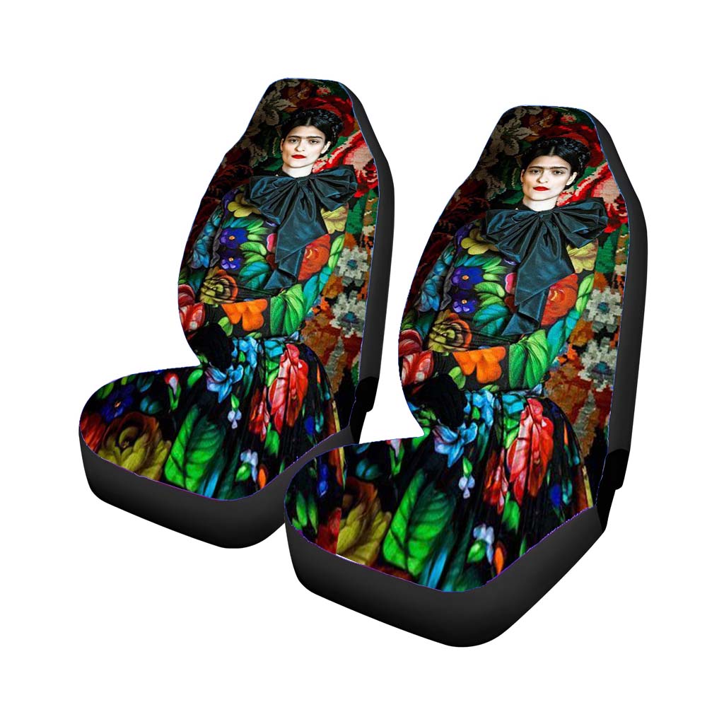 Frida Kahlo Flower car Seat Covers