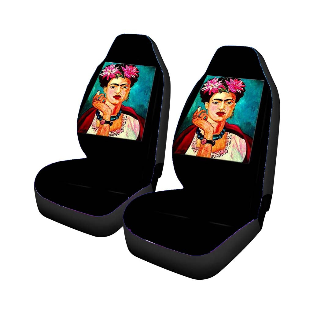 Frida Kahlo Hand Drawn Quote Gift For Mom car Seat Covers