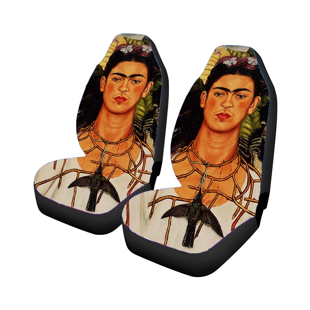 Frida Kahlo Self Portrait car Seat Covers