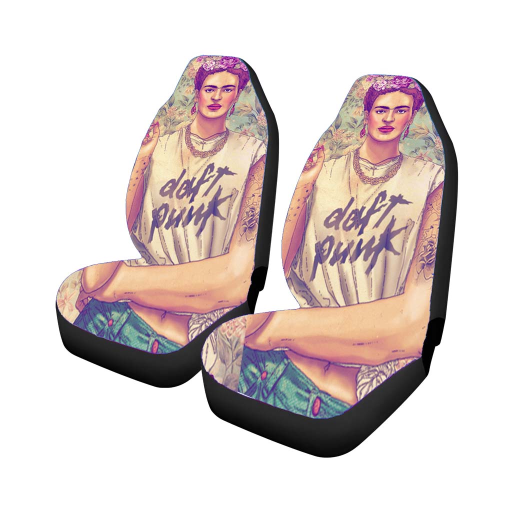 Frida Kahlo Vintage Floral car Seat Covers