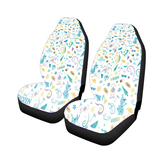 Frozen Pattern Wallpaper Universal Fit Car Seat Covers
