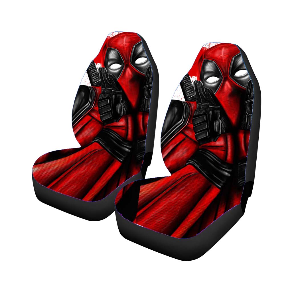Funny Deadpool car Seat Covers
