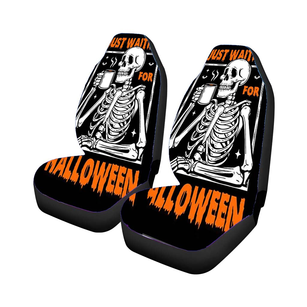Funny Skeleton Coffee car Seat Covers
