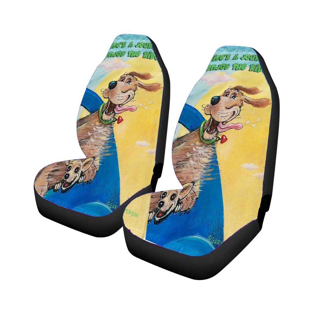 Gary Patterson Funny Dog car Seat Covers