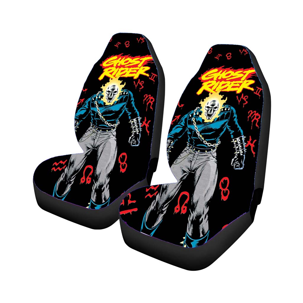 Ghot Rider Pattern car Seat Covers