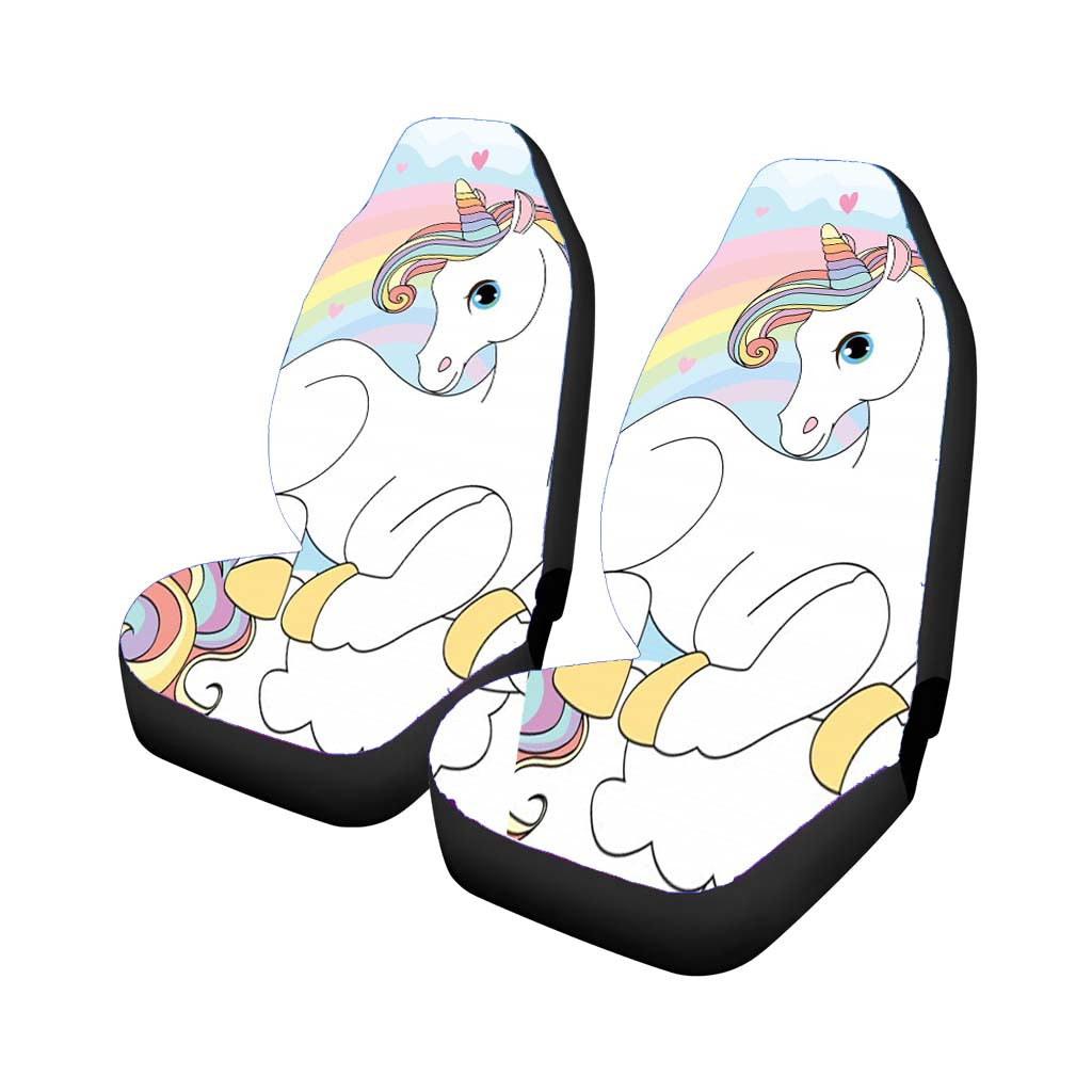 Girly Unicorn car Seat Covers