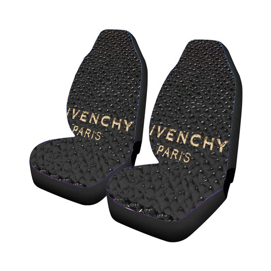 Givenchy Black Eros Grained Leather Car Seat Covers