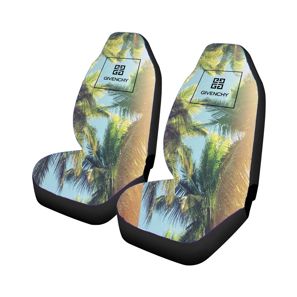 Givenchy Palm Tree Wallpaper car Seat Covers