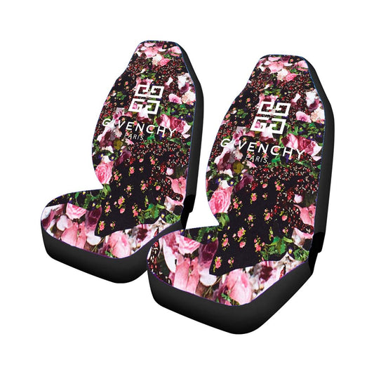 Givenchy Paris Multicolor Floral Universal Fit Car Seat Covers
