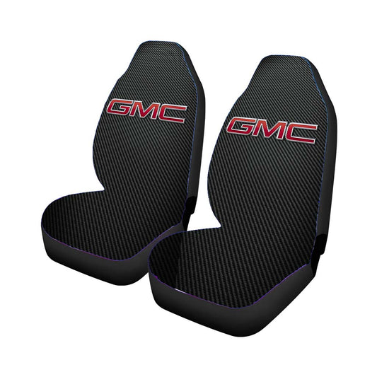 Gmc Carbon Fiber Logo Universal Fit Car Seat Covers